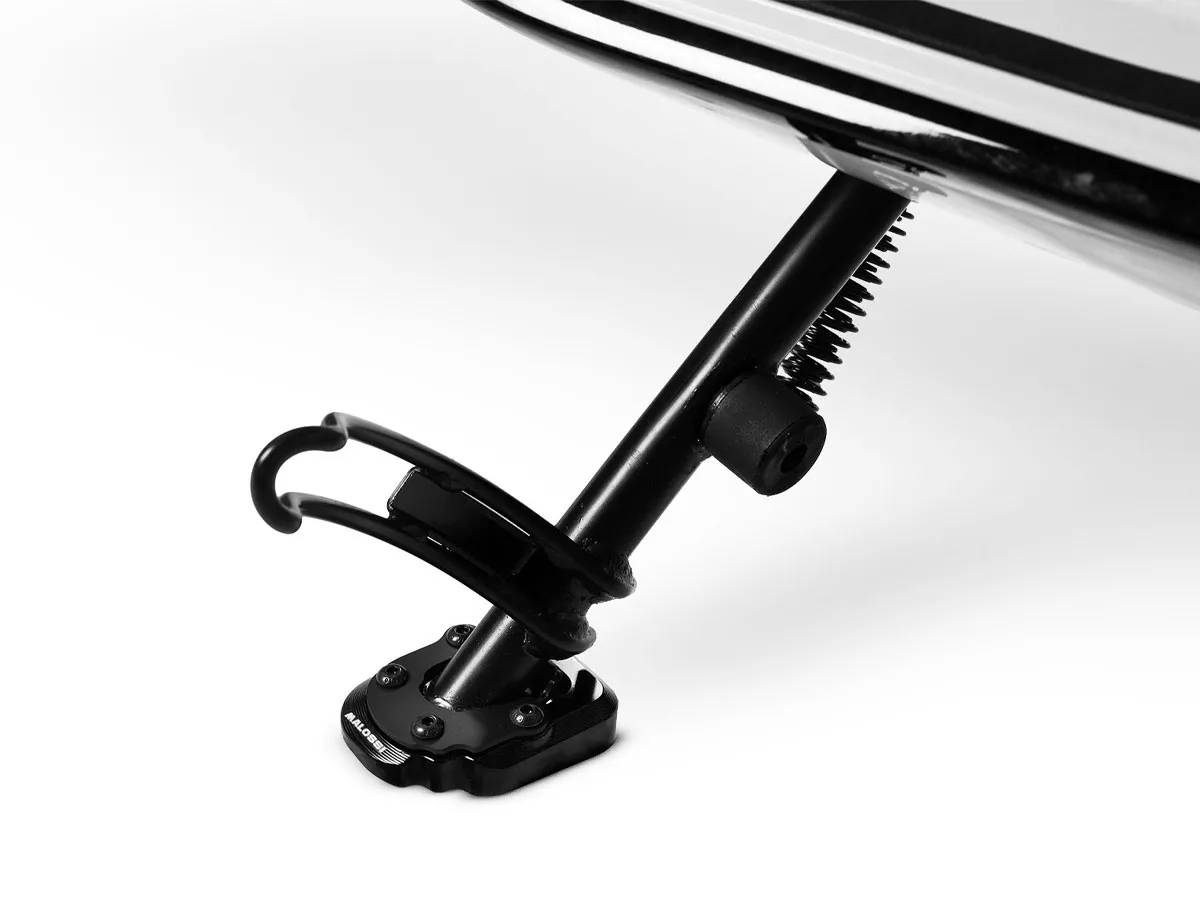 Pied de béquille latérale Malossi, noir pour Vespa GT, GT L, GTS 125-310, GTV 125-310