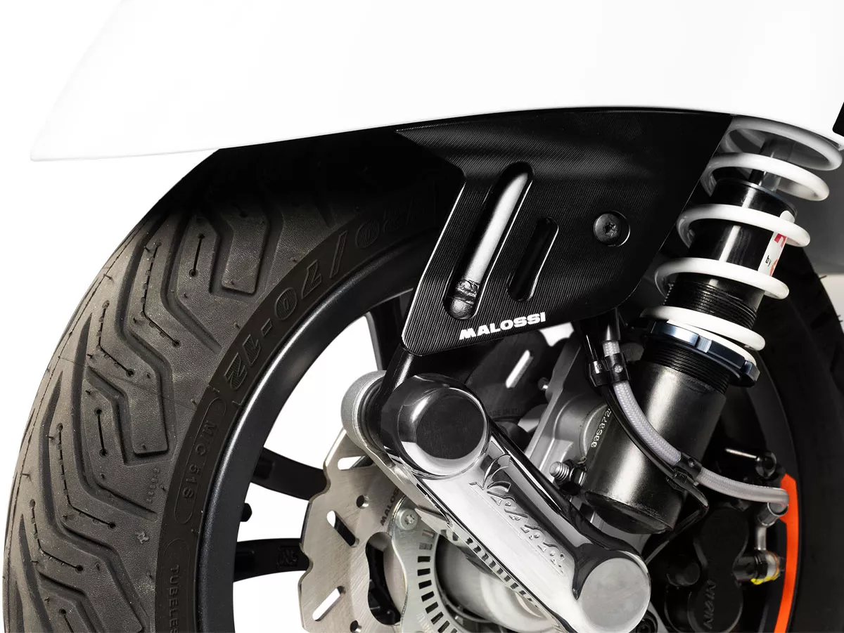 Tapa de horquilla Malossi, negra para Vespa GTS, GTS Super 125-310ccc (2023-)