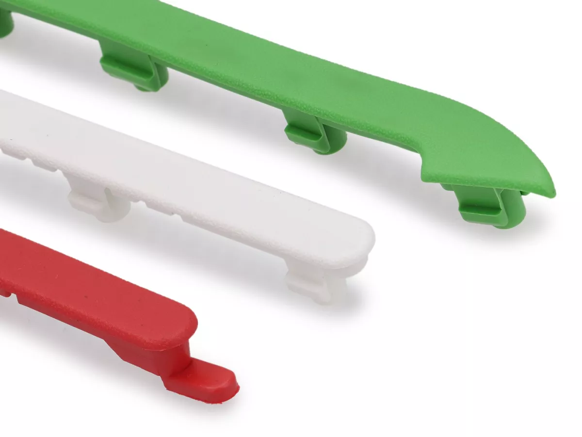 Tread strip set, Italy Moto Nostra, green, white red for Vespa GT/GTL, GTS, GTS Super, GTV