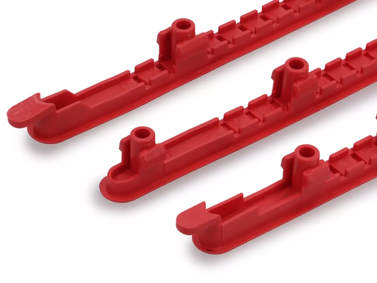 Set pedane Moto Nostra, rosso per Vespa GT/GTL, GTS, GTS Super, GTV