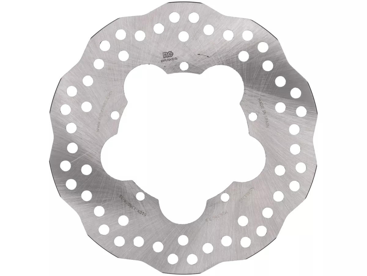 Brake disc Wavy -NG- Ø200x96,5x4mm - Piaggio Free 50 (1995-2002) front right, Piaggio Free 50 FL (1995-2002) front left, Piaggio Sfera 75 (1996-1999) front left, Piaggio Vespa ET 4 125 (1996-2002) front left, Piaggio Vespa ET 4 50 (1996-2005)