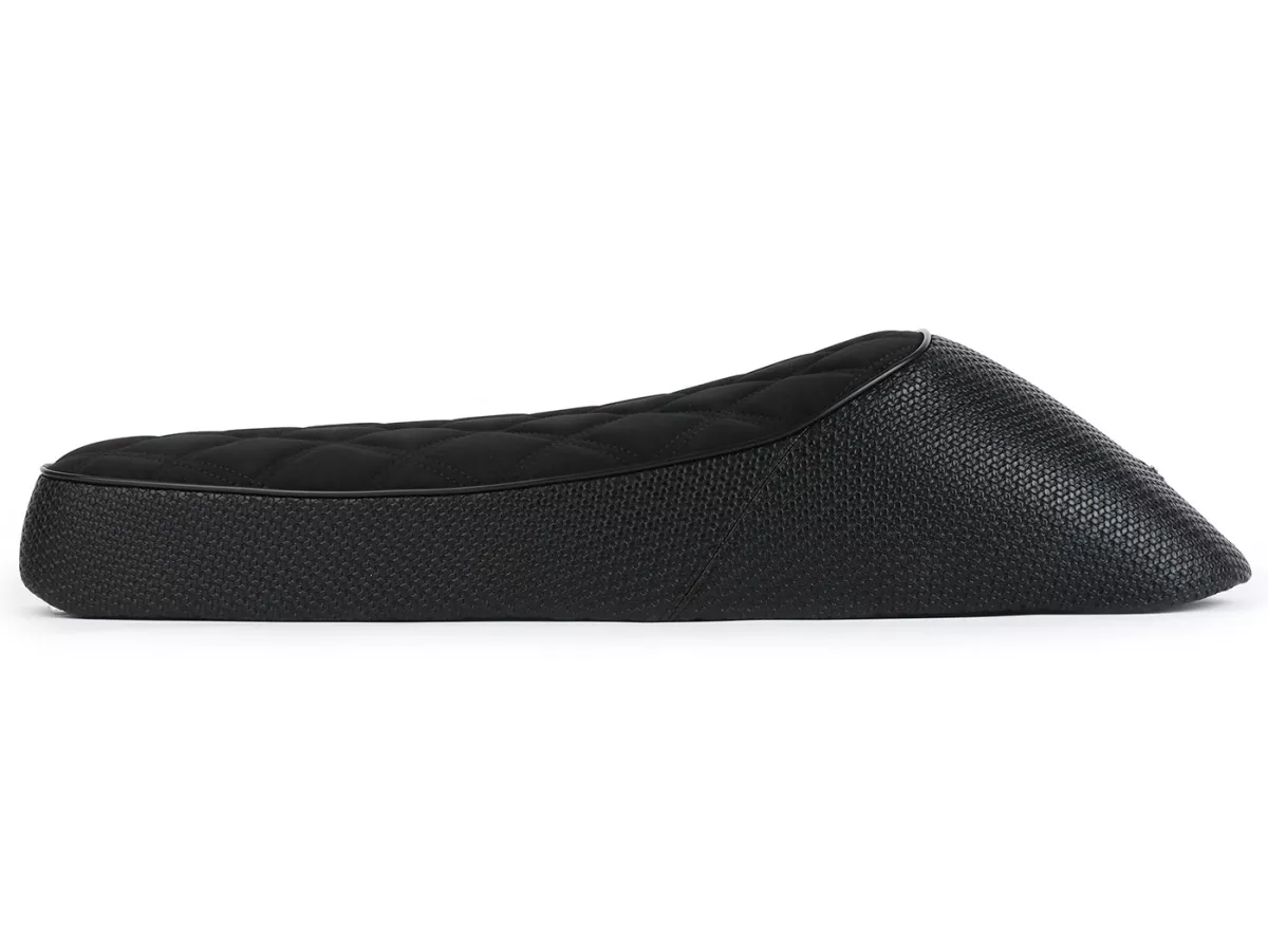 Selle -NISA Black Girl (Corps acier)- Vespa Largeframe PX, PX Lusso, Sprint, TS, GT/GTR, Super, VNA, VNB, VBA, VBB - Noir