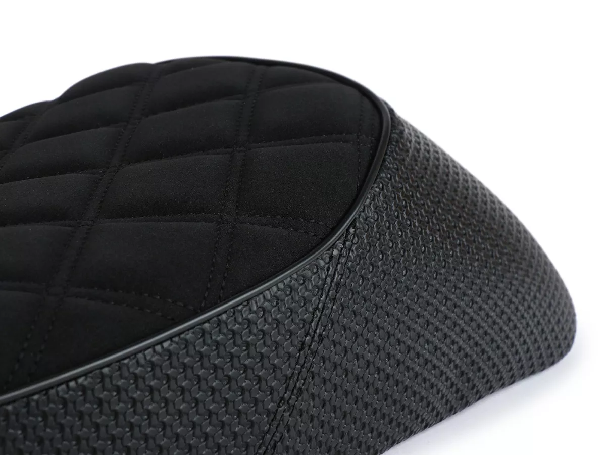 Selle -NISA Black Girl (Corps acier)- Vespa Largeframe PX, PX Lusso, Sprint, TS, GT/GTR, Super, VNA, VNB, VBA, VBB - Noir