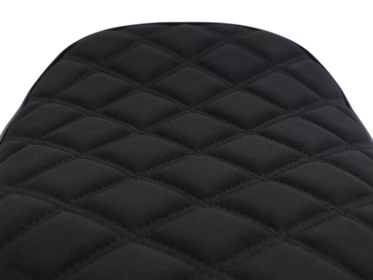 Selle -NISA Black Girl (Corps acier)- Vespa Largeframe PX, PX Lusso, Sprint, TS, GT/GTR, Super, VNA, VNB, VBA, VBB - Noir