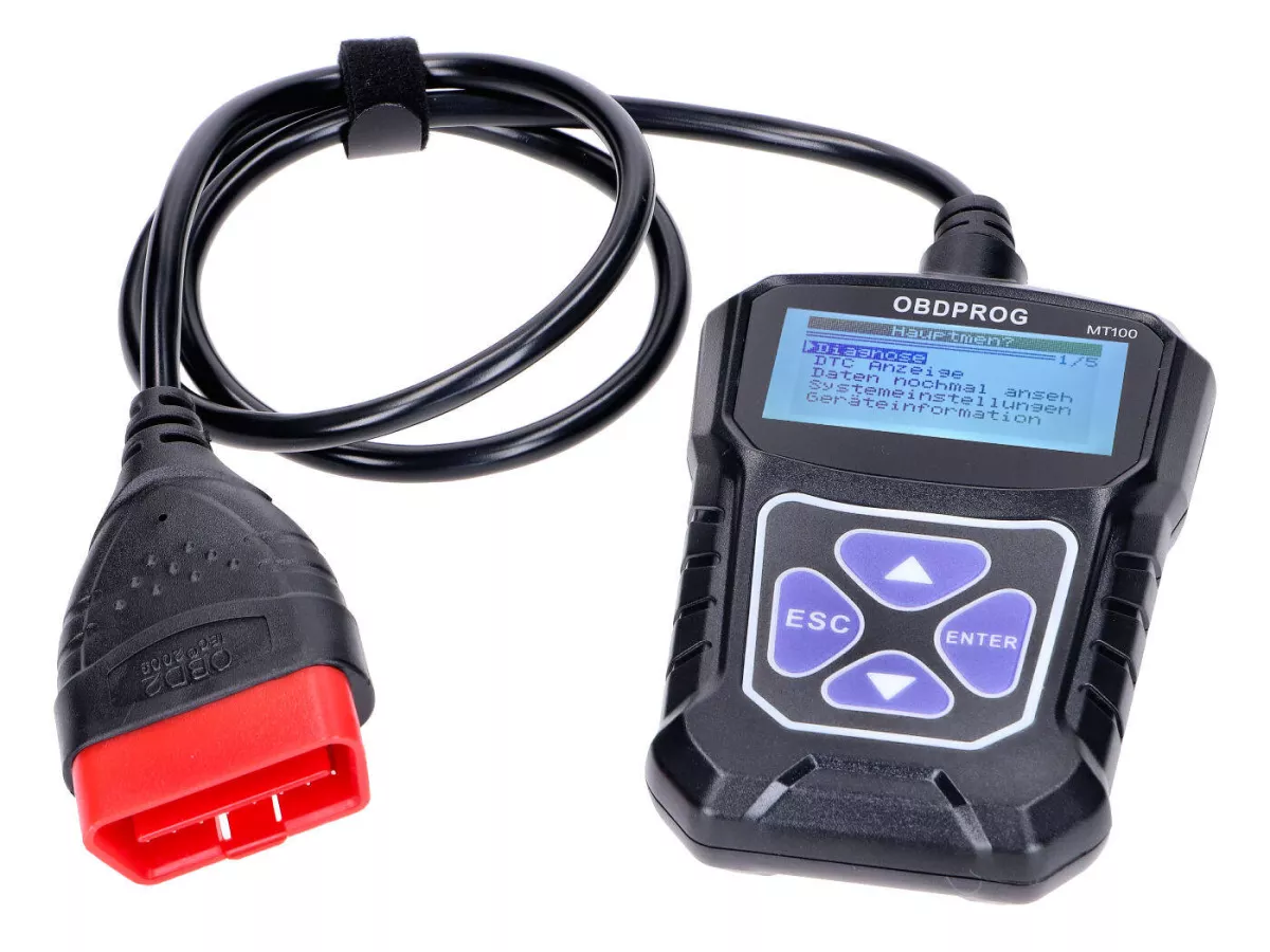 Diagnosenhet MT100 -OBDPROG- tvåhjuling EFI 4T Euro4, Euro5 - universal