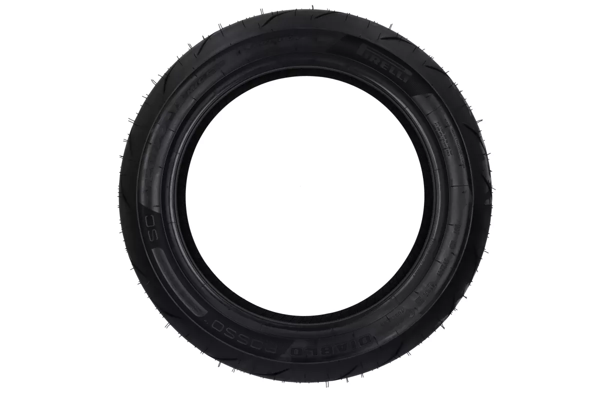 Tires -PIRELLI- Diablo Rosso SC front - 120/70-13 inch, M/C, 53P, TL