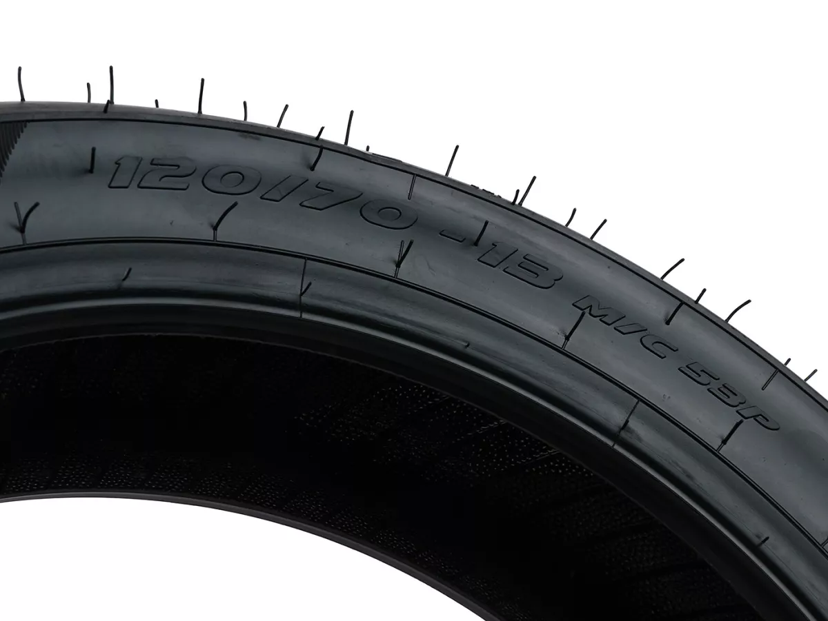 Tires -PIRELLI- Diablo Rosso SC front - 120/70-13 inch, M/C, 53P, TL