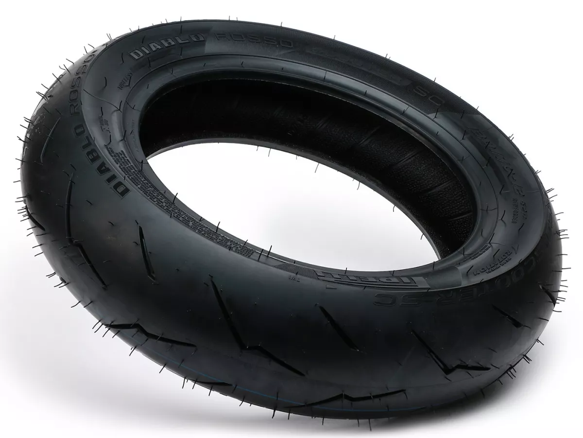 Tires -PIRELLI- Diablo Rosso SC rear - 130/70-12 inch, 62P, Reinforced TL
