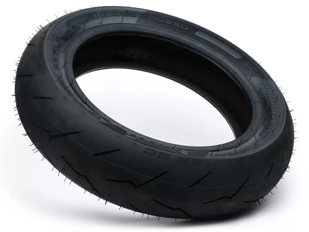 Tires -PIRELLI- Diablo Rosso SC rear - 130/70-13 inch, M/C, 63P, TL