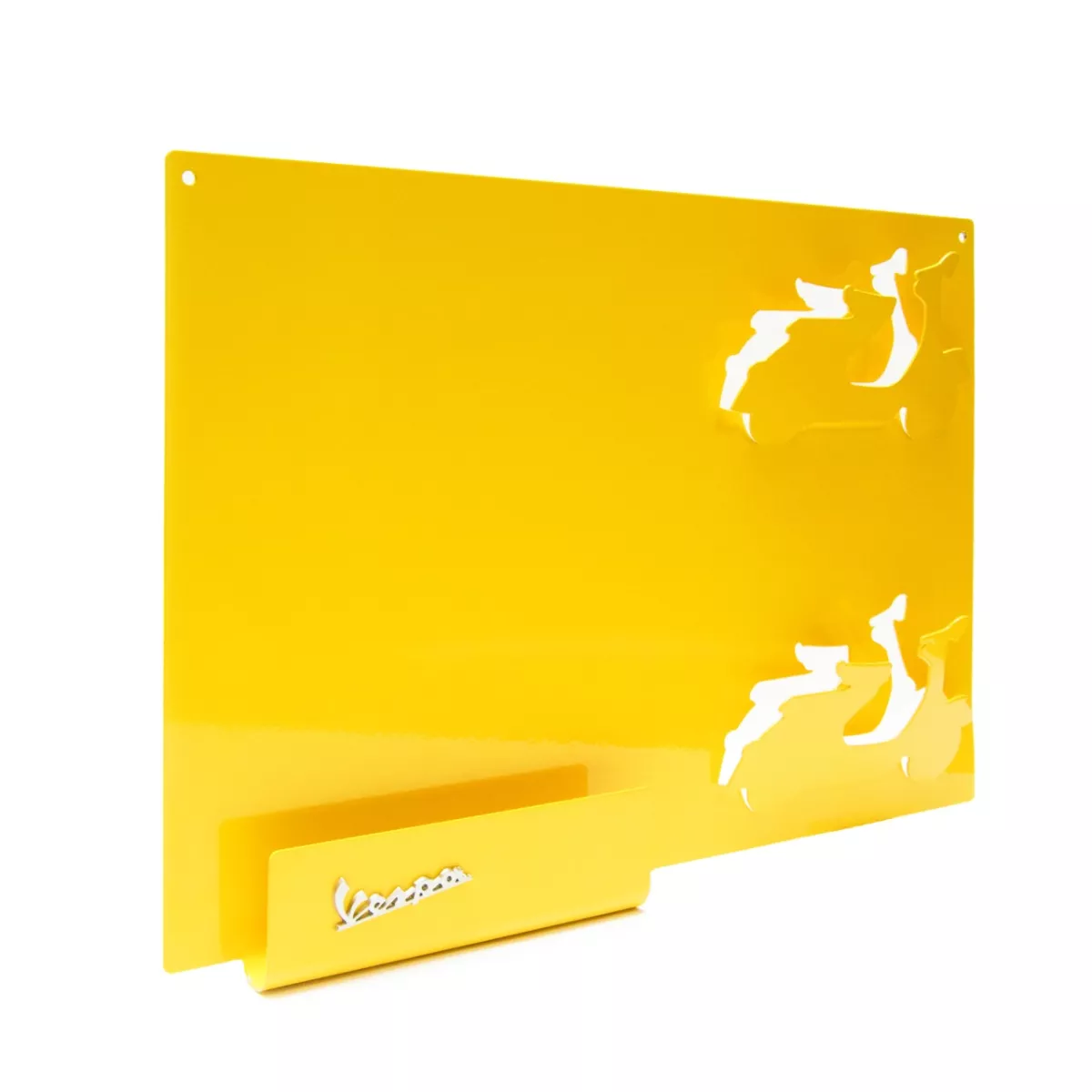 Papan pinboard Vespa -PIAGGIO- baja lembaran - kuning
