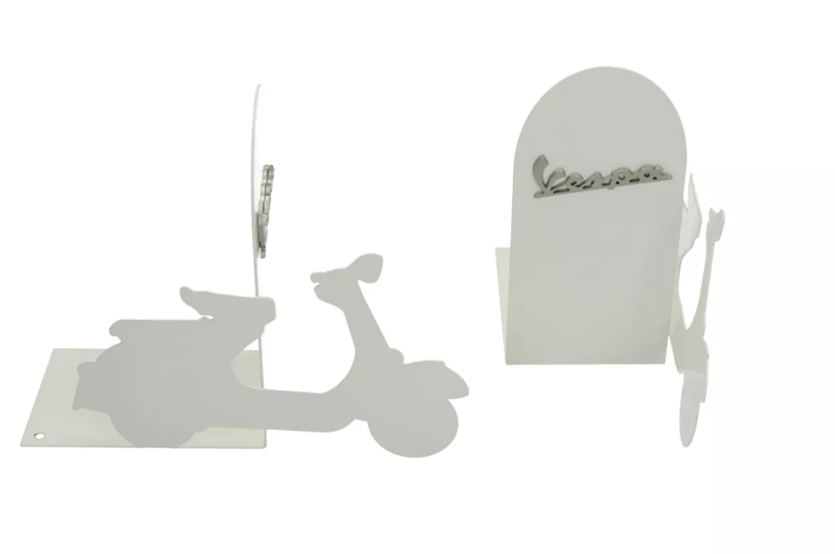 Sujetalibros Vespa -PIAGGIO- Set - blanco