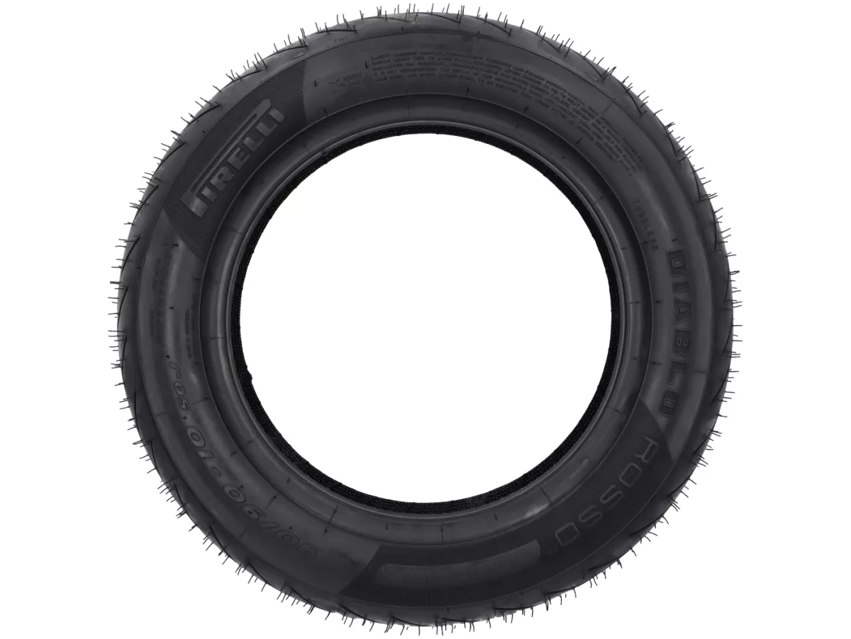Banden -PIRELLI- Diablo Rosso Scooter- 90/90-10 inch, 50J, TL