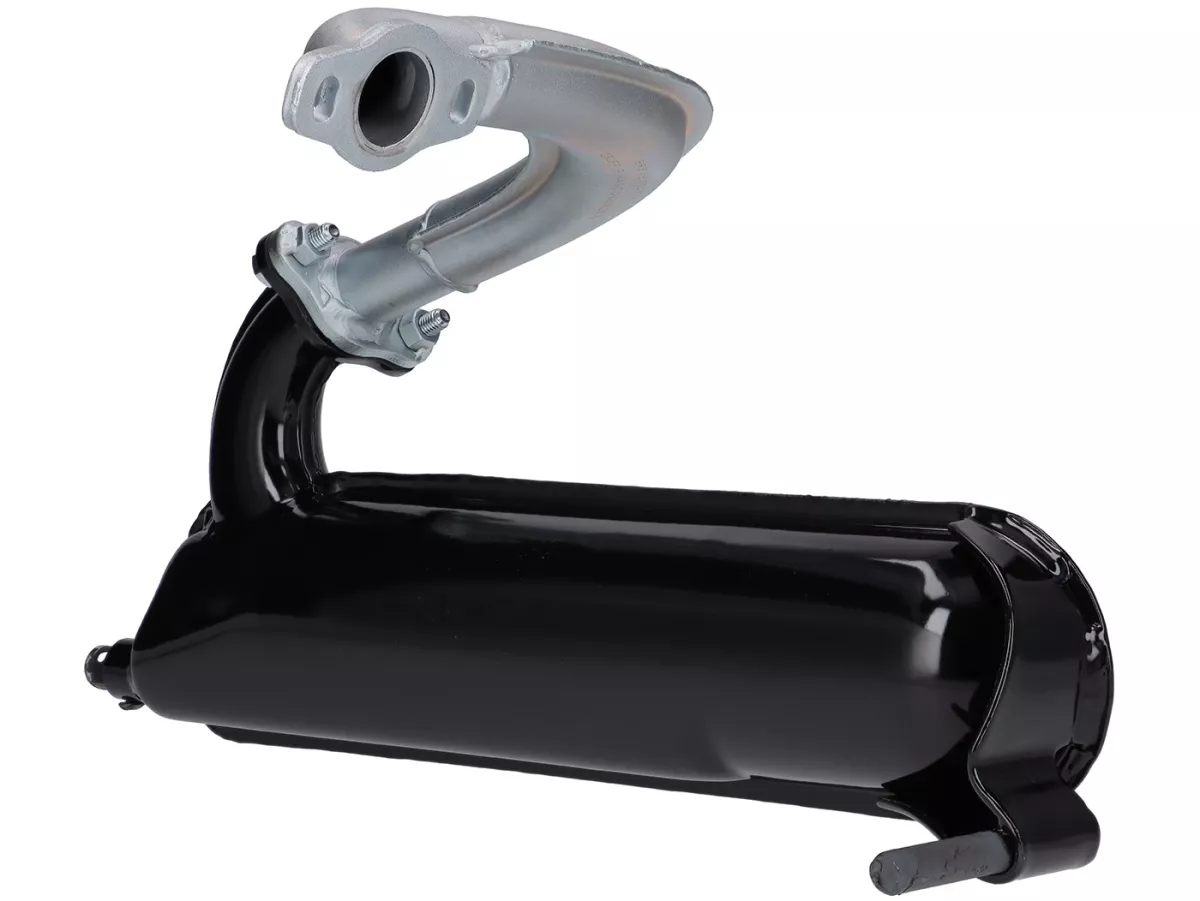 Scarico - PINASCO ET3 a banana - Vespa V50 - Smaltato nero