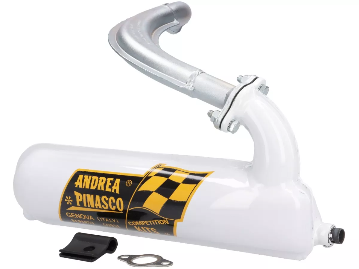 Exhaust -FACO ET3 banana- Vespa PV125, ET3 125 - black