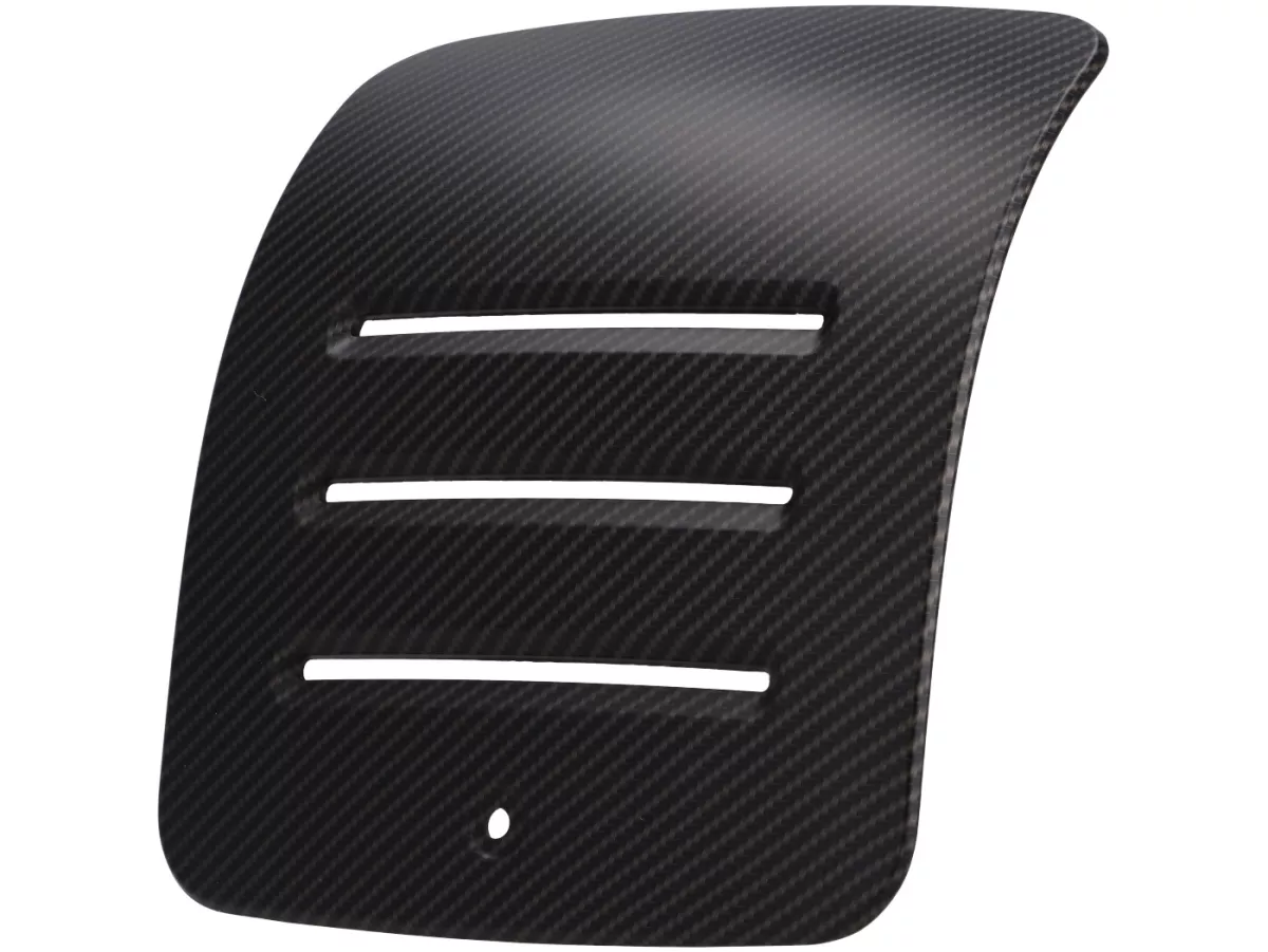 Coperchio batteria Royal Alloy, carbon look per GP, TG, JPS 125-350cc