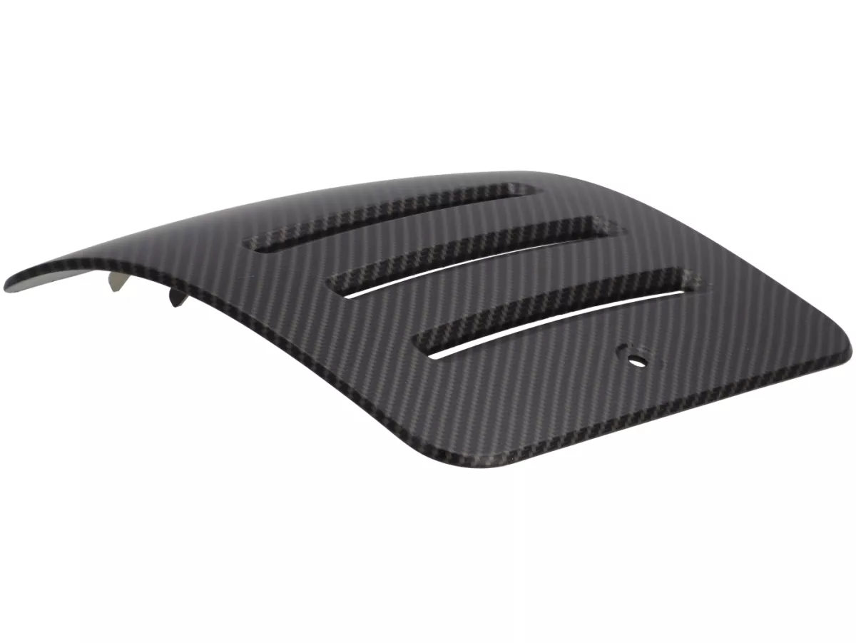 Coperchio batteria Royal Alloy, carbon look per GP, TG, JPS 125-350cc