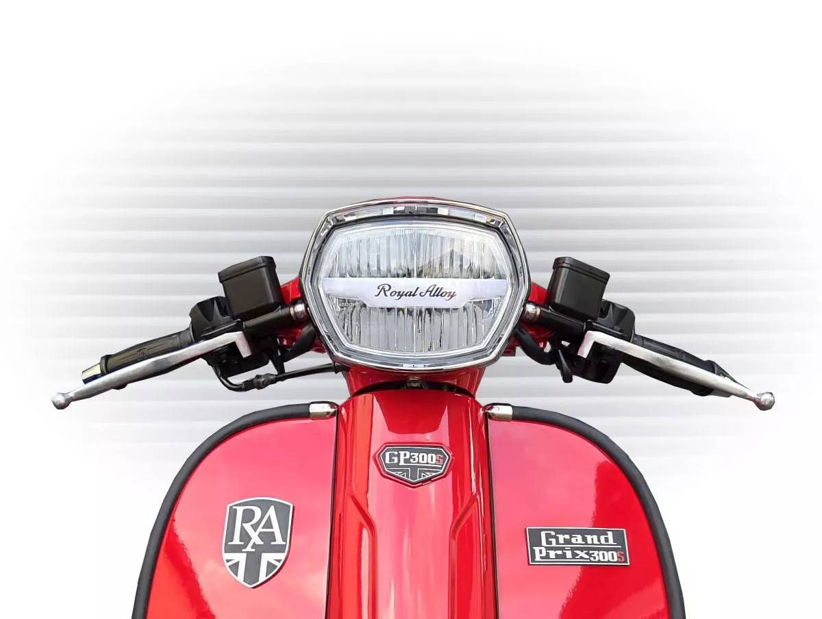 Manubrio, Drop Bar STD ScooterTec per Royal Alloy, GP125-350 (modelli con faro quadrato)
