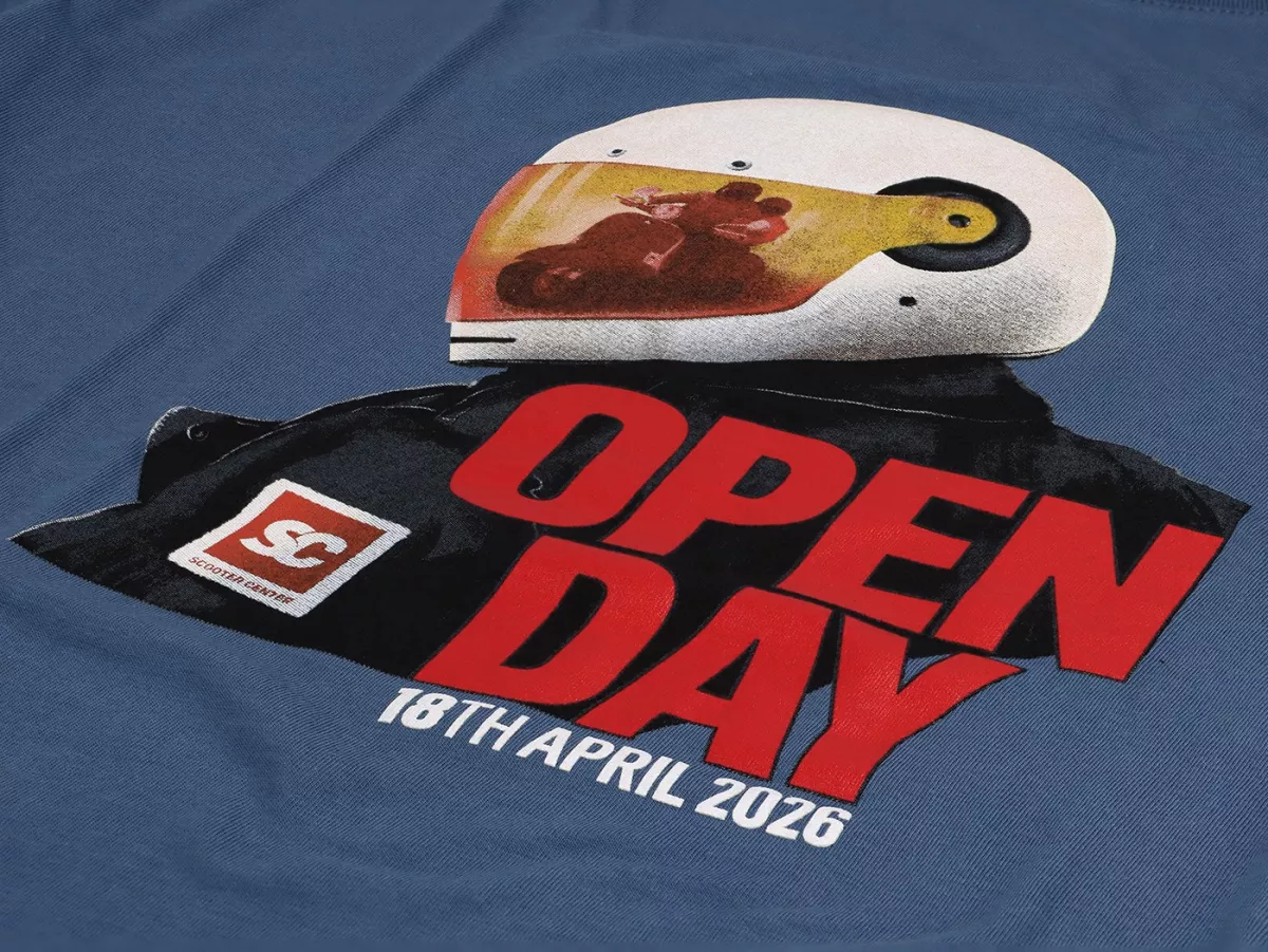 T-Shirt -SCOOTER CENTER- Open Day April 2026 - Stone Blue - XXL