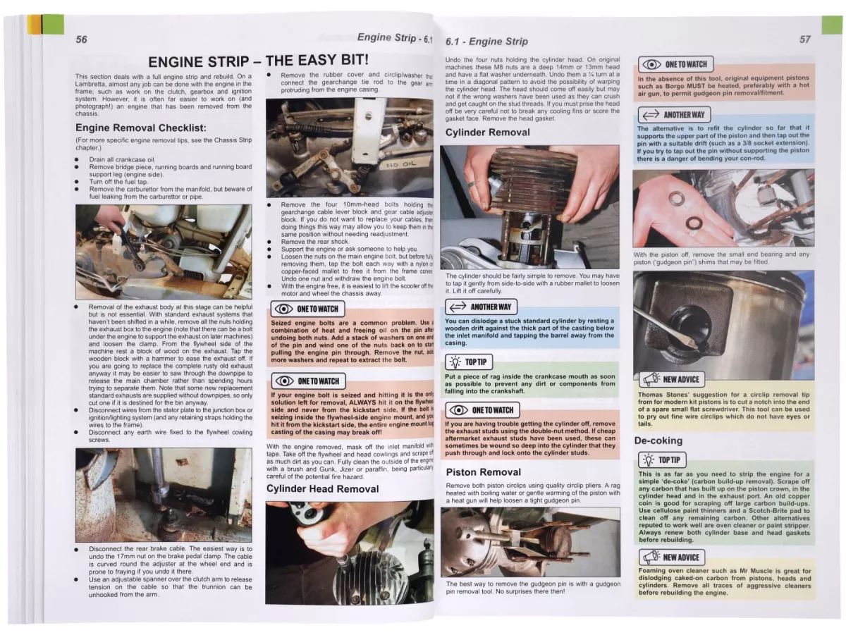 Buch -Complete Spanner’s Manual Lambretta -Fourth Edition- von Martin 'Sticky' Round