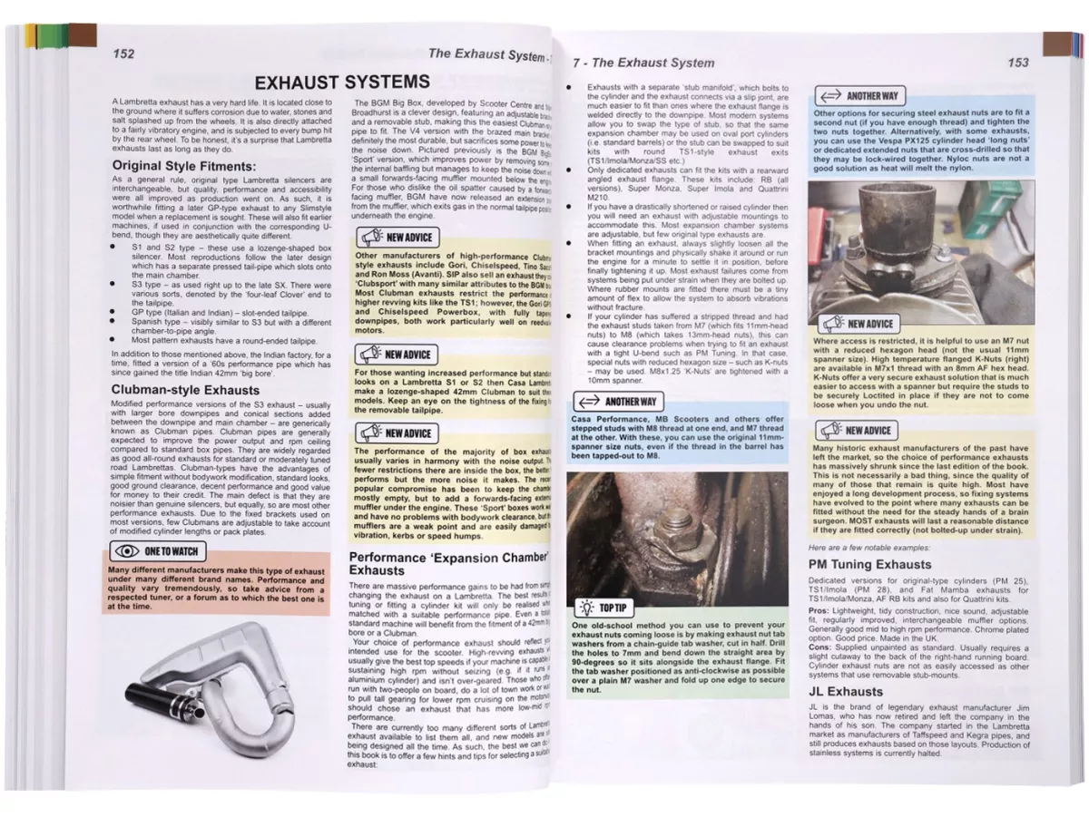 Buch -Complete Spanner’s Manual Lambretta -Fourth Edition- von Martin 'Sticky' Round