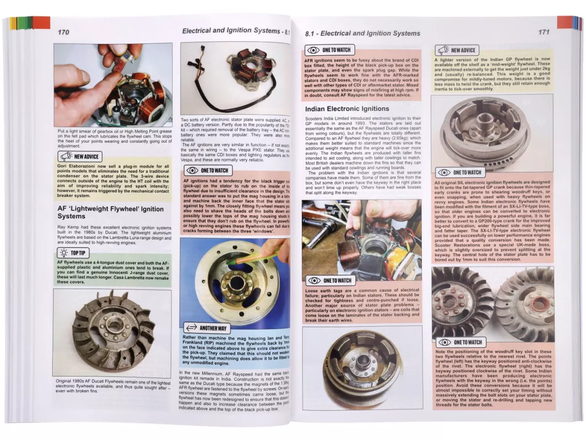 Buch -Complete Spanner’s Manual Lambretta -Fourth Edition- von Martin 'Sticky' Round