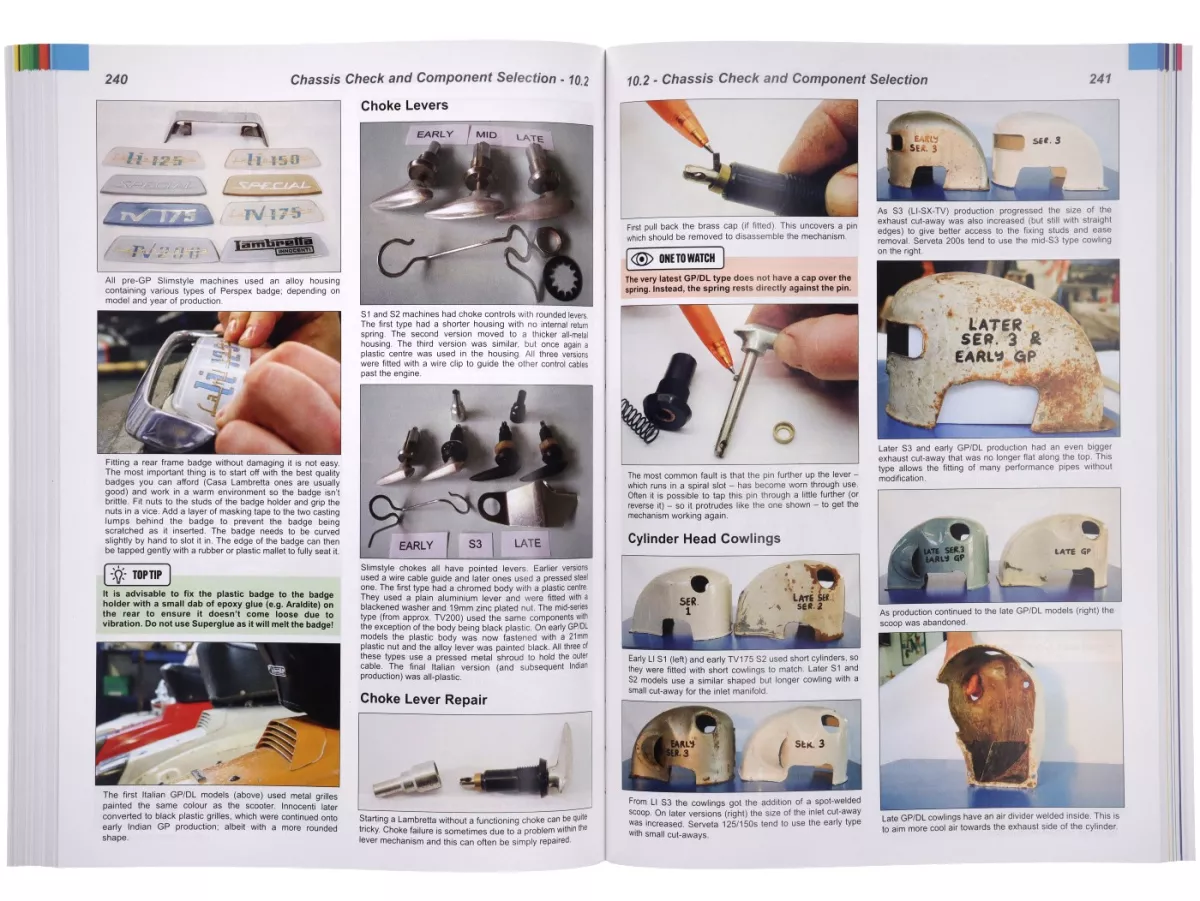 Buch -Complete Spanner’s Manual Lambretta -Fourth Edition- von Martin 'Sticky' Round