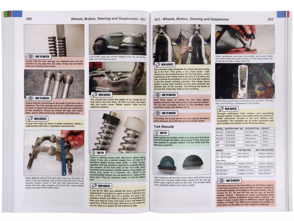 Buch -Complete Spanner’s Manual Lambretta -Fourth Edition- von Martin 'Sticky' Round