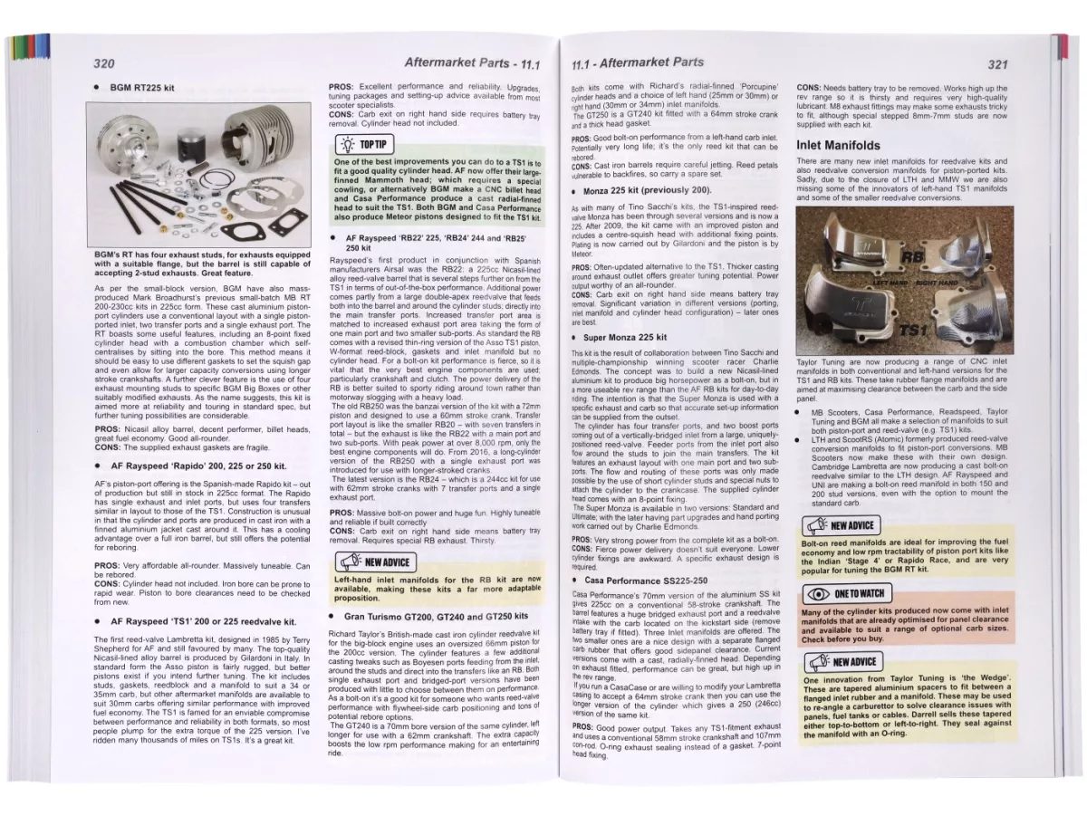 Buch -Complete Spanner’s Manual Lambretta -Fourth Edition- von Martin 'Sticky' Round