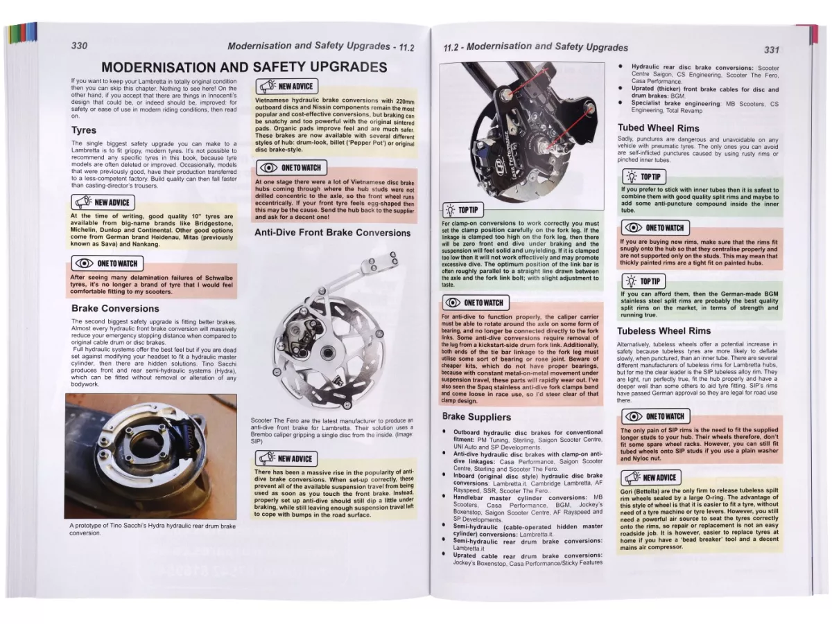 Buch -Complete Spanner’s Manual Lambretta -Fourth Edition- von Martin 'Sticky' Round