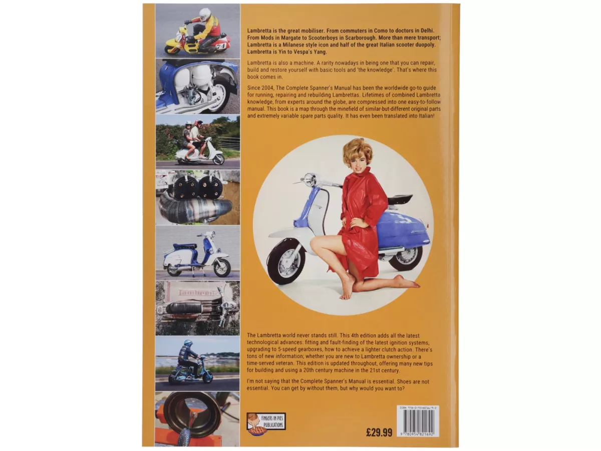 Buch -Complete Spanner’s Manual Lambretta -Fourth Edition- von Martin 'Sticky' Round