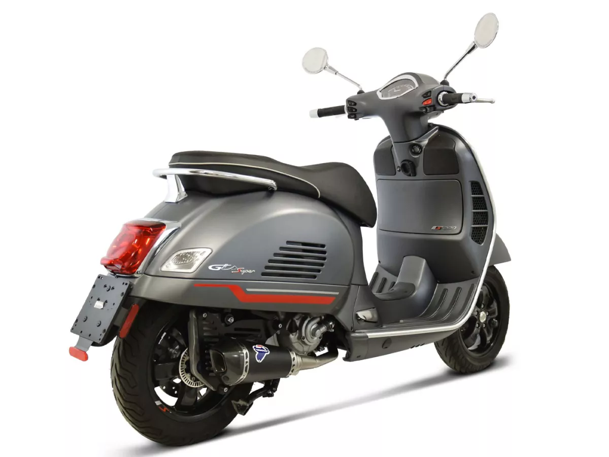 Echappement TERMIGNONI Conical Black Edition pour Vespa GTS, GTS Super, GTV 310ccm HPE (2024-)