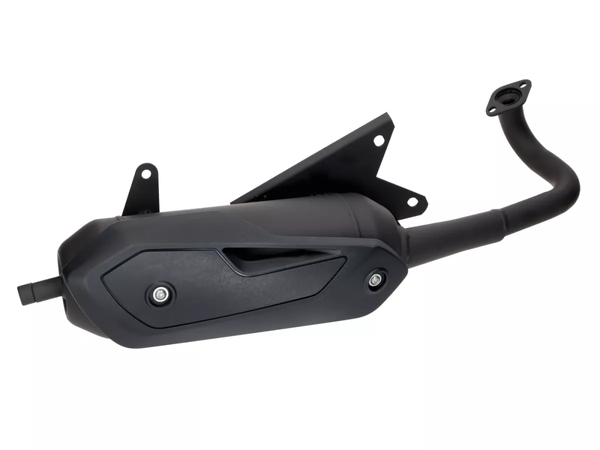 Auspuff -TECNIGAS- Silent Pro Black - Morini 50 ccm (Typ Suzuki/Aprilia)