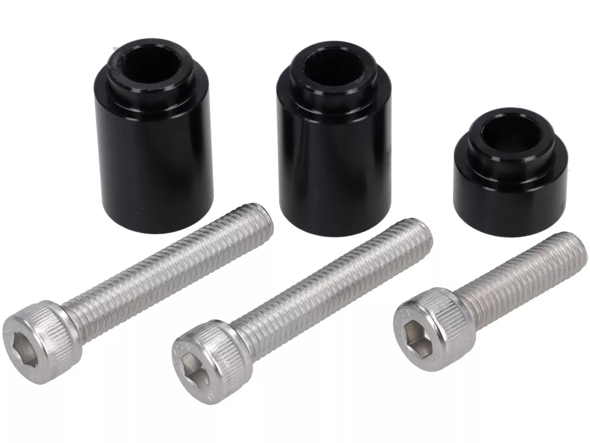 Zwenkarm motor TR Factory, zwart voor Vespa GTS, GTS Super, GTV, GT 60, GT, GT L 125-310cc