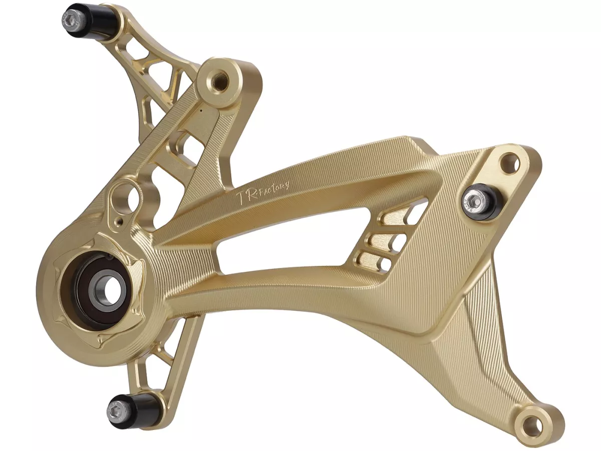 Zwenkarm motor TR Factory, gouden voor Vespa GTS, GTS Super, GTV, GT 60, GT, GT L 125-310cc