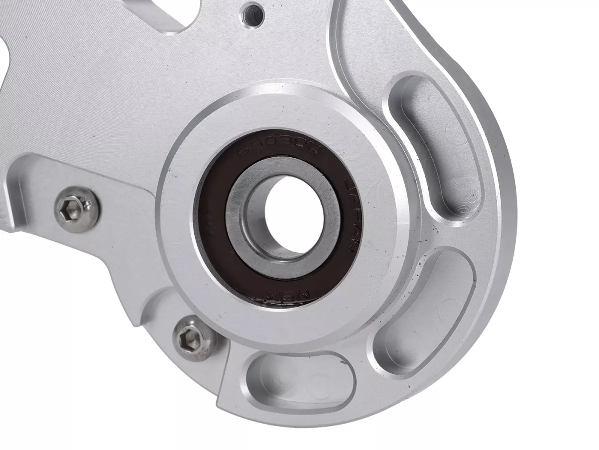 Zwenkarm motor TR Factory, zilver voor Vespa GTS, GTS Super, GTV, GT 60, GT, GT L 125-310cc