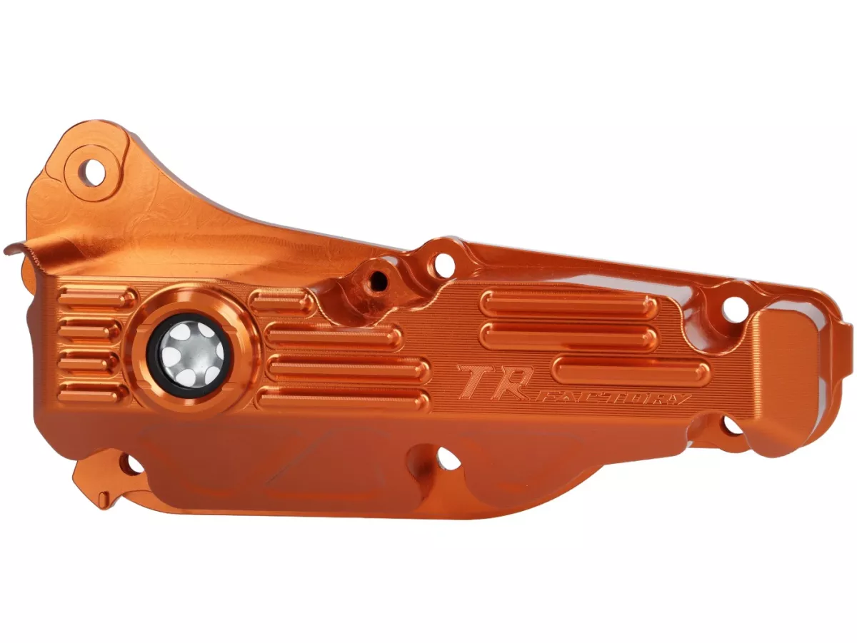 Cárter de aceite TR Factory, CNC, naranja para Vespa GTS Super 125, GTS, GTS Super, GTV 300 HPE, Lambretta X300