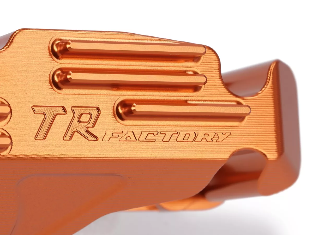 Cárter de aceite TR Factory, CNC, naranja para Vespa GTS Super 125, GTS, GTS Super, GTV 300 HPE, Lambretta X300
