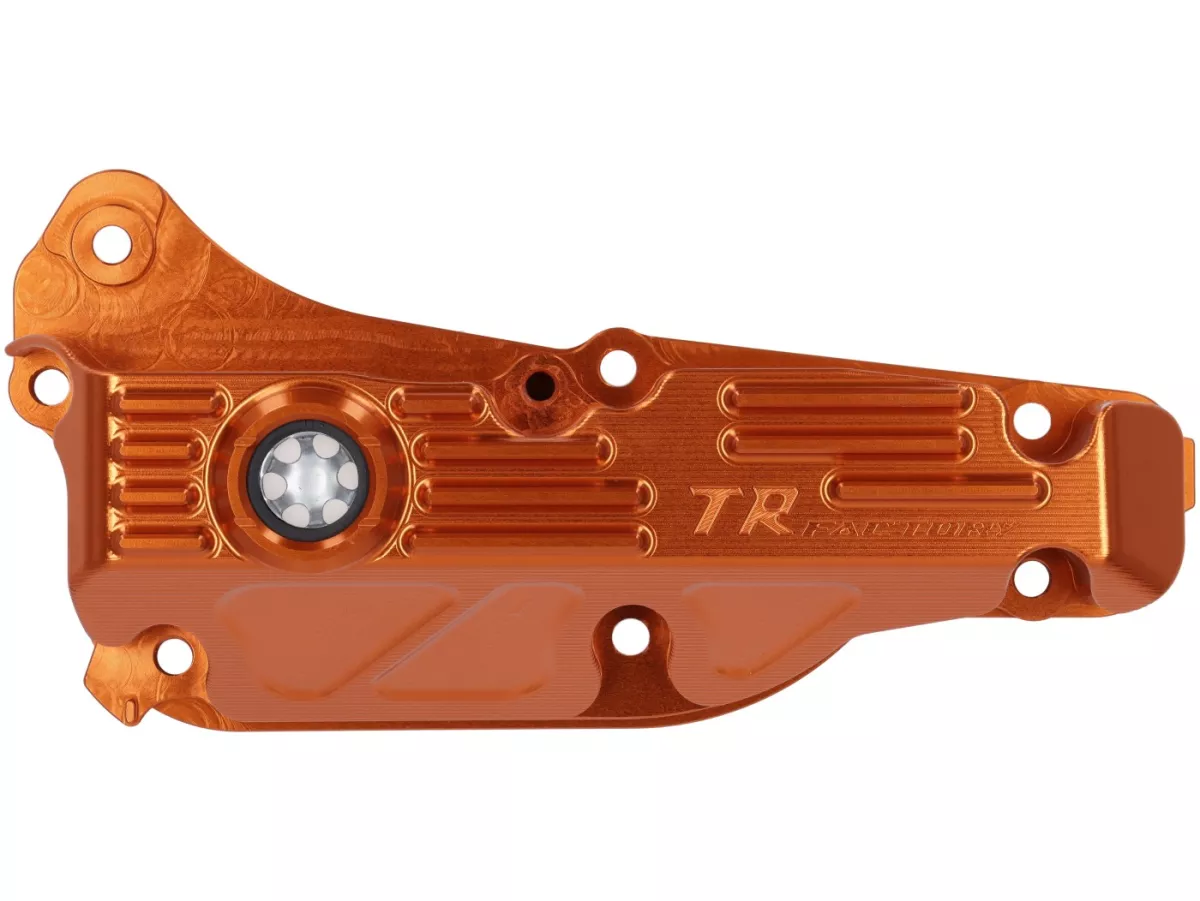 Cárter de aceite TR Factory, CNC, naranja para Vespa GTS Super 125, GTS, GTS Super, GTV 300 HPE, Lambretta X300