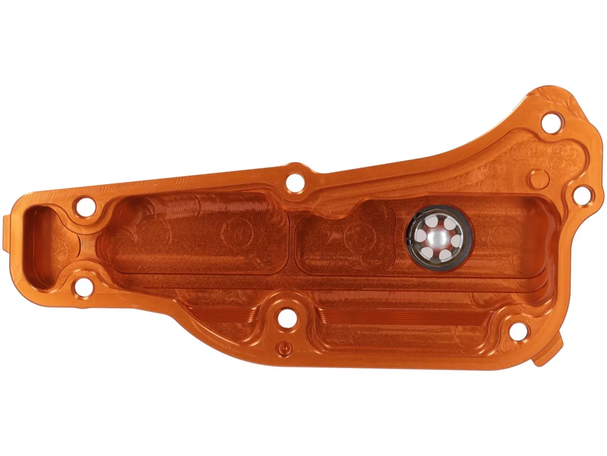 Cárter de aceite TR Factory, CNC, naranja para Vespa GTS Super 125, GTS, GTS Super, GTV 300 HPE, Lambretta X300