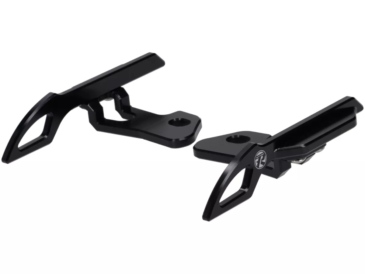 Passenger grips TR Factory, black for Vespa GTS/, GTS Super, GTV, GT 60 ...