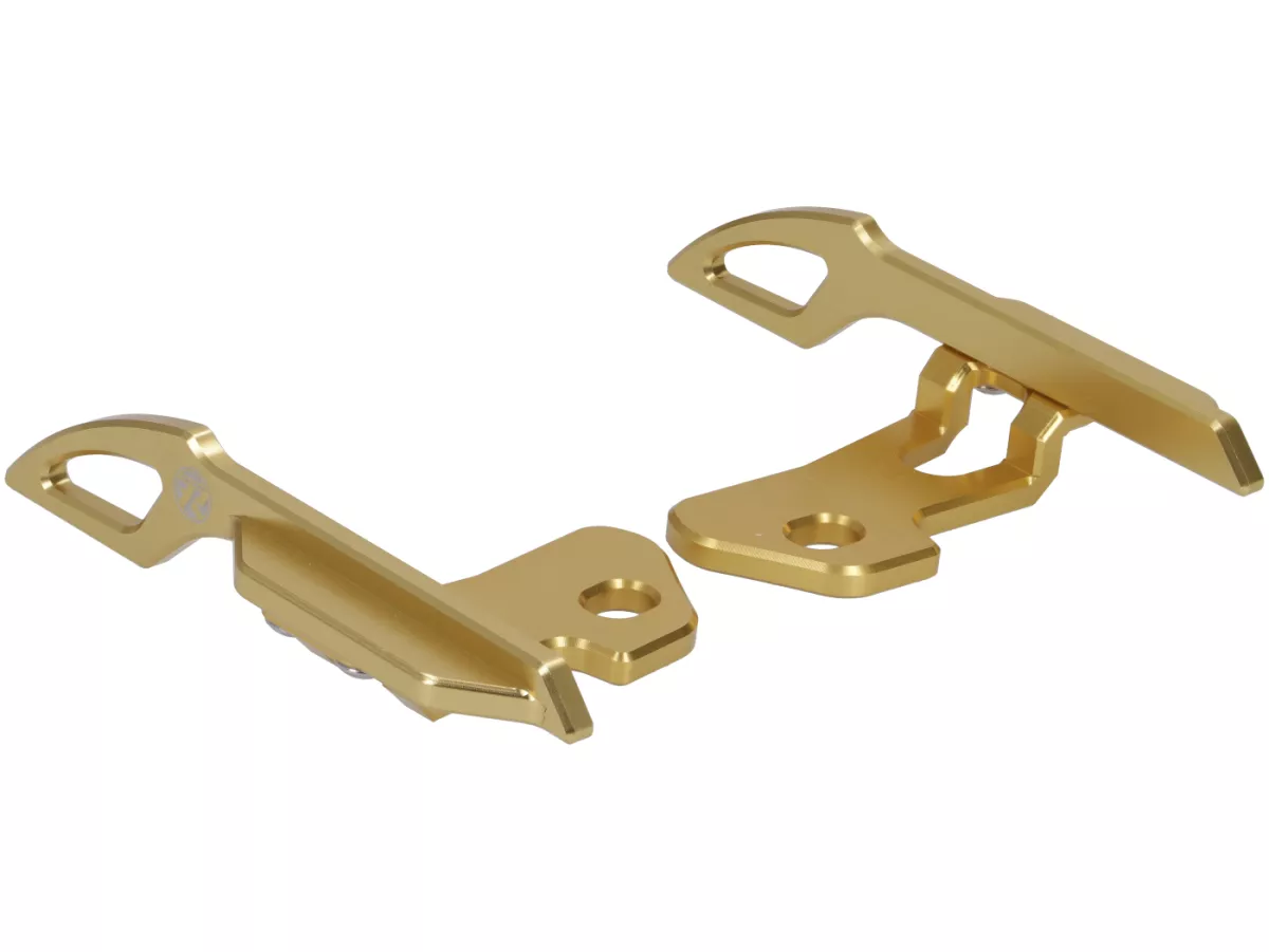 Pillion grips TR Factory, golden for Vespa GTS, GTS Super, GTV, GT 60 ...