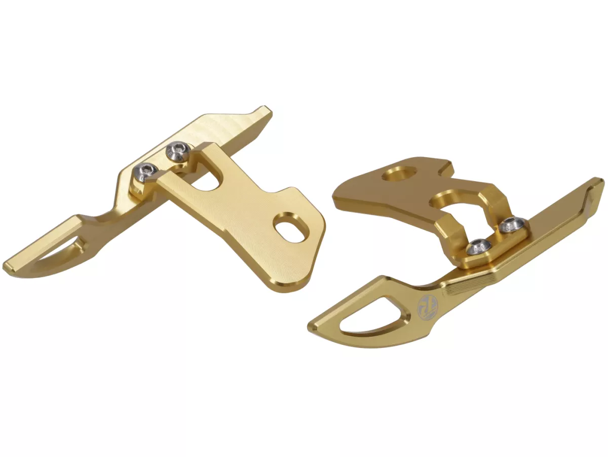 Pillion grips TR Factory, golden for Vespa GTS, GTS Super, GTV, GT 60 ...