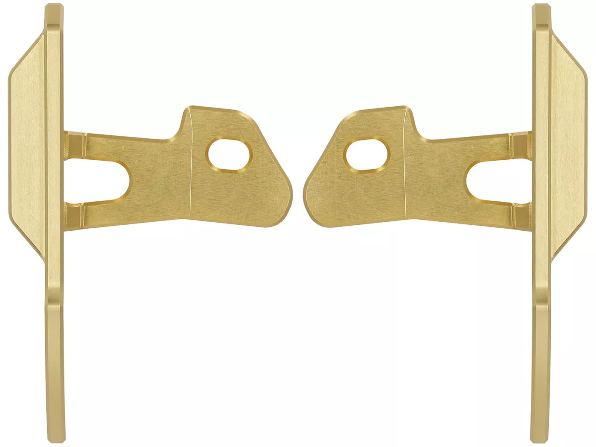 Pillion grips TR Factory, golden for Vespa GTS, GTS Super, GTV, GT 60 ...