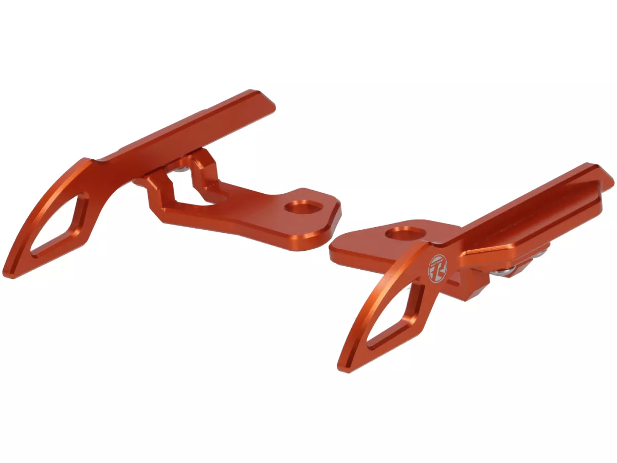 Pillion grips TR Factory, orange for Vespa GTS, GTS Super, GTV, GT 60 ...