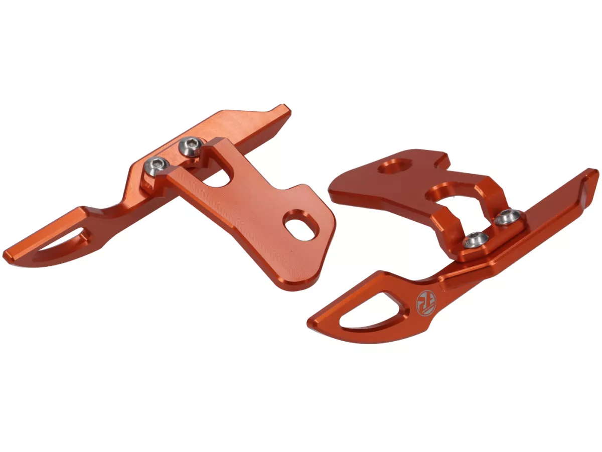 Pillion grips TR Factory, orange for Vespa GTS, GTS Super, GTV, GT 60 ...