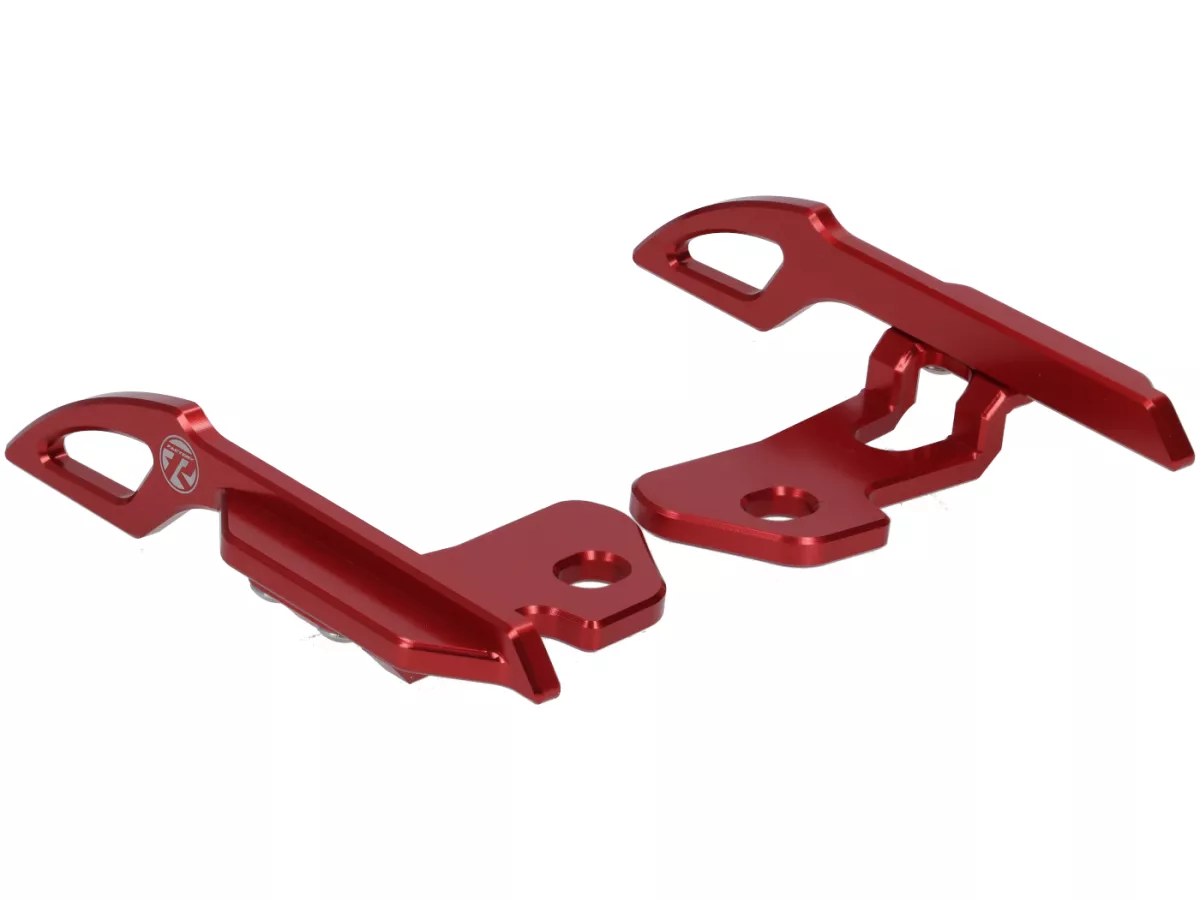 Passenger grips TR Factory, red for Vespa GTS, GTS Super, GTV, GT 60 ...