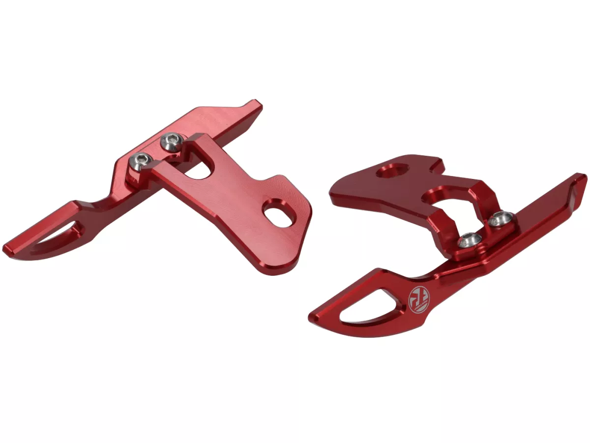 Passenger grips TR Factory, red for Vespa GTS, GTS Super, GTV, GT 60 ...