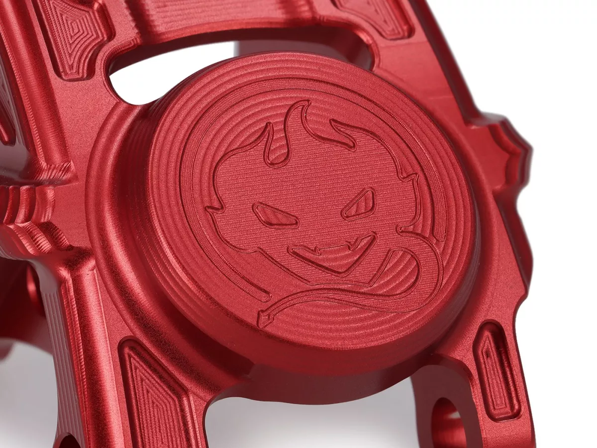 Staffa ammortizzatore, posteriore TR Factory, rosso per Primavera, Sprint 125-150cc