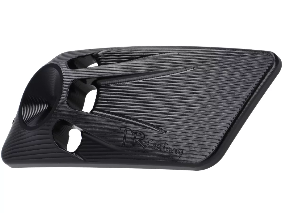 Vario cover TR Factory, hitam untuk Vespa Primavera, Sprint, GTS, GTS Super 125-150cc (IGET)