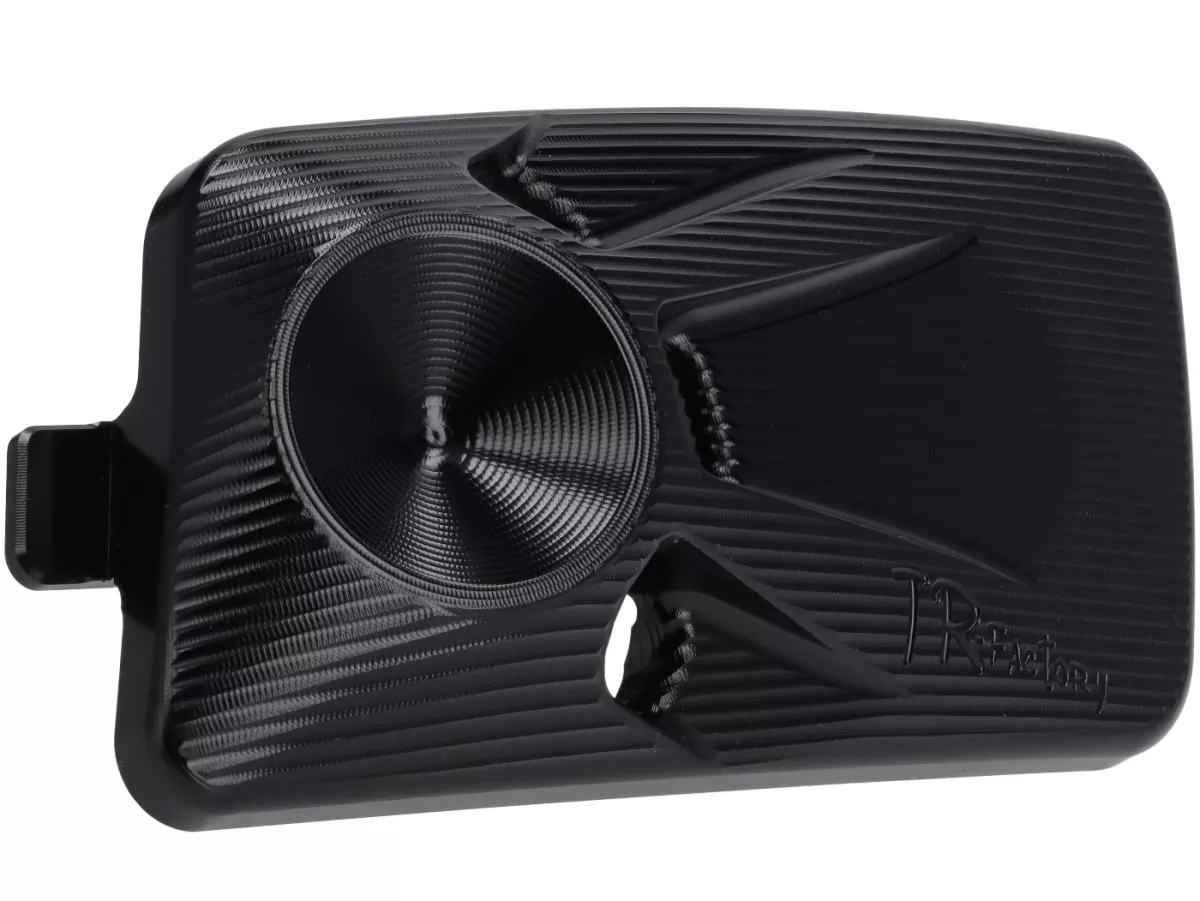 Vario cover TR Factory, hitam untuk Vespa Primavera, Sprint, GTS, GTS Super 125-150cc (IGET)